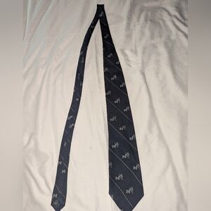 Wrenwear U.S. Navy Men's Blue Neck Tie With AOP Logo